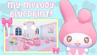 My Melody Blueprint 001 | Roblox My Hello Kitty Cafe Updates | Riivv3r