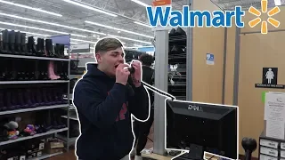 YELLING ON THE WALMART INTERCOM! *MERRY CHRISTMAS*