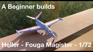 Fouga Magister - 1/72 - Heller - Plane Model