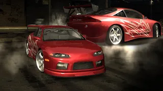 #4 Need for Speed Most Wanted 2005: Mitsubishi Eclipse GSX Tuning + Gameplay.