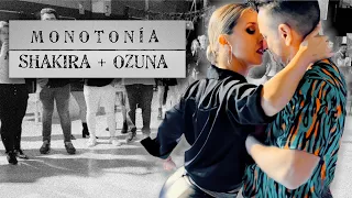 Monotonía - Shakira, Ozuna | Bachata Dance | Alfonso y Mónica