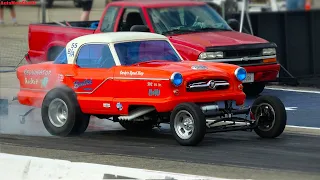 1960’s VINTAGE FRONT ENGINE DRAGSTERS GLORY DAYS DRAG RACE REMINISCING AMERICAN GRAFFITI