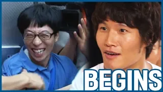 [RUNNINGMAN BEGINS] [EP 7-2] | RACE BEGINS! Jaeseok is a loophole!! XD (ENG SUB)