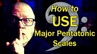 How to USE the bass major pentatonic scale - FINALLY explained in this easy lesson
