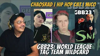 Chaosrad | HIP HOP CAT | MiCo | GBB23: World League Tag Team Wildcard | REACTION