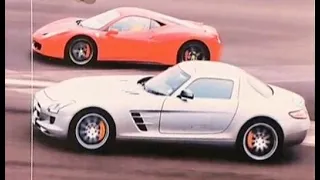 Top Gear - Mercedes SLS vs Ferrari 458: Drag race