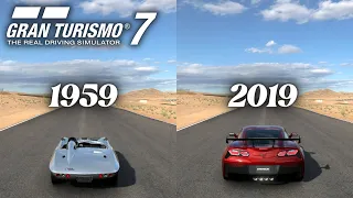 60 years of Corvette Evolution in Gran Turismo 7