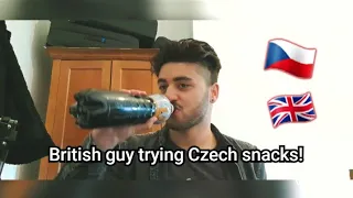 British Guy Trying Czech Snacks!  🇬🇧 🇨🇿