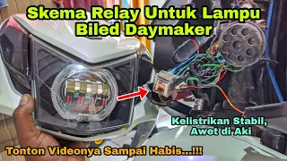 Relay Installation Scheme for Biled Daymaker Lights (Indonesia)