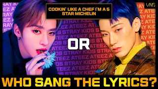 Who Sang The Lyrics #2 | Was it STRAY KIDS or ATEEZ?