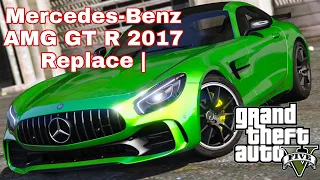 HOW TO REPLACE VEHICLES  ADDING  Mercedes Benz AMG GT R 2017 Replace   Hindi GTA 5 Mod Tutorial