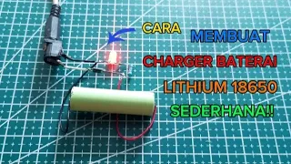 Cara membuat cas baterai 3.7 volt