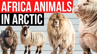 If African Animals Lived in the Arctic | Lion, Hippo, Giraffe