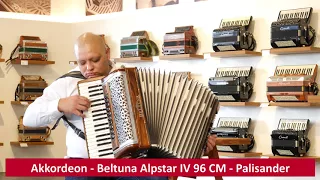 Akkordeon - Beltuna Alpstar IV 96 CM - Palisander - musik-rumberger.de - Trompeten-Echo