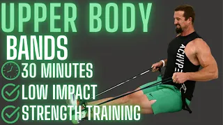 30 Minute Upper Body Resistance Band Workout - Low Impact