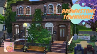 Brownstone Townhome - Sims 4 - NoCC