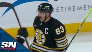 Bruins' Brad Marchand Records Natural Hat Trick With Three Straight Goals Against Blue Jackets