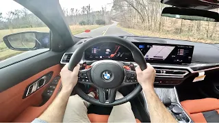 2023 BMW M3 Competition xDrive: POV Drive, Impressions and ASMR