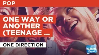 One Way Or Another (Teenage Kicks) in the style of One Direction | Karaoke with Lyrics