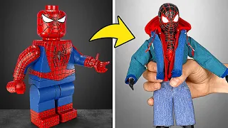 エピック・スパイダーバース・チャレンジ：人形をアメイジング・スパイディに変身させる！🕸️🦸