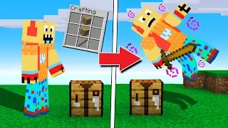 MINECRAFT, ale CRAFTING daje LOSOWY EFEKT! (Niebezpieczne)