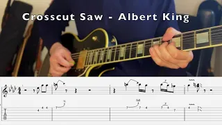 Awesome Albert King licks to start your blues solo  - Crosscut Saw - Albert King
