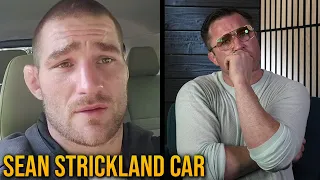 Sean Strickland and his beat up Hyundai…