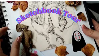 SKETCHBOOK TOUR OF A TATTOO ARTIST | Drawings |Tattoo Designs |Stories ENG SUBS