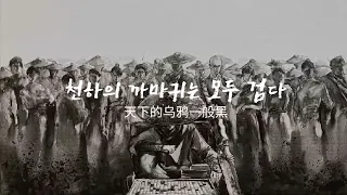 [중국어노래] 天下的乌鸦一般黑 천하의 까마귀는 모두 검다ㅣ小炎同学ㅣChinese song (가사, 한글자막)