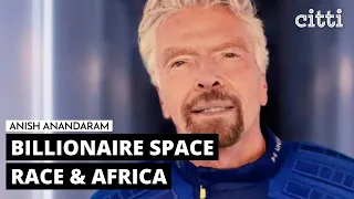 "Jeff Bezos, Richard Branson can't end poverty in Africa by not going to space." Anish Anandaram