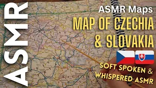 Let's take a look at a map of Czechia & Slovakia [ASMR Maps]