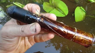 Rare thing found in the river Searching relics of WW2 in the Iron River