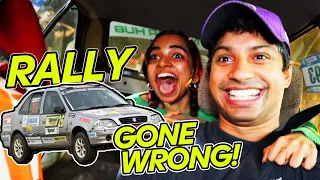 WE SAW DEATH IN A RALLY CAR!!!