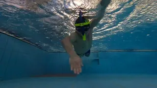 [24. 5. 21.] Every morning swimming - Crawl stroke drill front