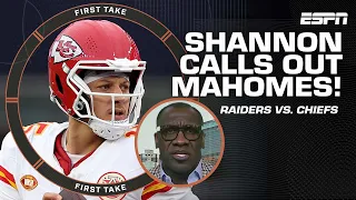 Shannon Sharpe calls out Patrick Mahomes 👀 'You're STILL talking about consistency?!' | First Take