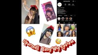 Bang Wig Install No lace ~ Beginner Friendly || Ft. UPERMALL Hair