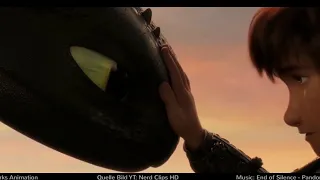 How to Train Your Dragon 3 | Hiccup Says Goodbye to Toothless (End of Silence - Pandora's Ocean)