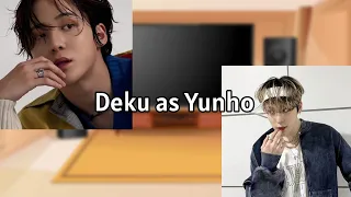 Pro - Heroes react to Deku as Yunho (AU DESCRIPTION)