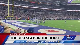 Best seats in the house at Lucas Oil Stadium