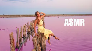 ASMR 20 Triggers PINK LAKE Sounds for SLEEP | АСМР 20 триггеров РОЗОВОЕ ОЗЕРО Звуки рук, шепот, тк