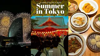 TOKYO VLOG| going to a summer festival, Yokohama Minatomirai fireworks, Chinatown ,