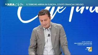 David Parenzo apprende in diretta dell'allarme bomba alla scuola ebraica dei figli, rivelatosi ...