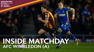 INSIDE MATCHDAY: AFC Wimbledon v Bradford City