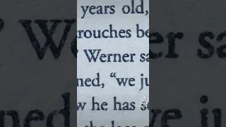 All the light we cannot see | Werner #shorts #shortvideo #books #booktube #bookreview #bookstagram