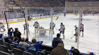 Ducks@Leafs pre-game warm up