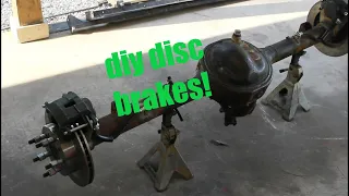 EASY DIY FORD 9 INCH DISC BRAKES