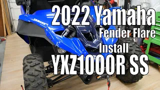 2022 Yamaha YXZ1000R SS Fender Flares Install