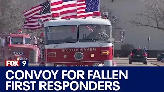 Burnsville shooting: Vehicle convoy for fallen first responders