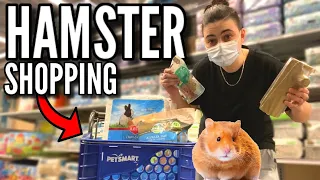 HUGE HAMSTER SHOPPING SPREE (NEW DIY Bin Cage Setup Part 1)