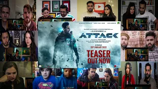 Attack Official Teaser Reaction Mashup | John Abraham, Jacqueline Fernandes, Rakul Preet Singh |